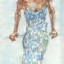 Woman with Eyes Closed, detail - click for full size