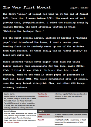 August 2001 issue cover